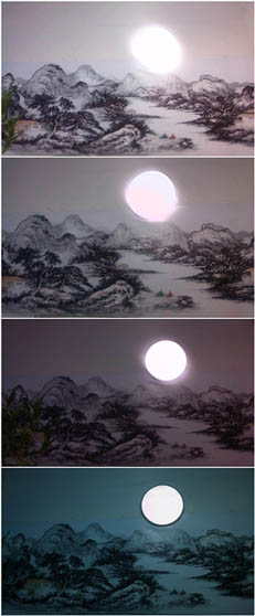 香港正能量“白日依山盡”圖 香港正能量“白日依山盡”圖